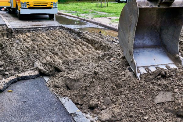 Road Excavation in Port Orchard