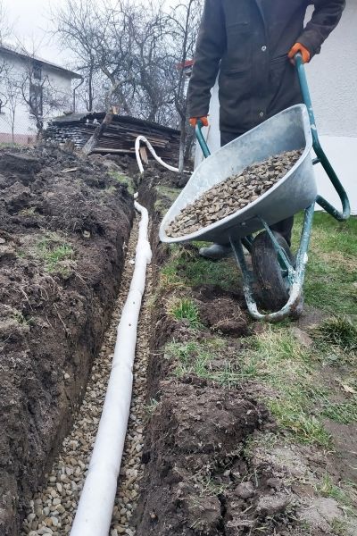 Drain Trenching in Port Orchard
