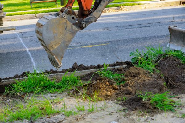 Sewer Line Trenching in Port Orchard